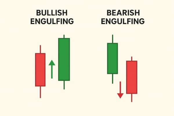Engulfing Candlestick Pattern Explained — Bullish & Bearish Engulfing in Trading