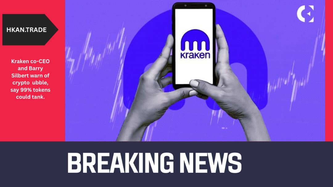 Kraken Co-CEO and Barry Silbert Warn of Crypto Bubble, Predict 99% of Tokens Could Collapse