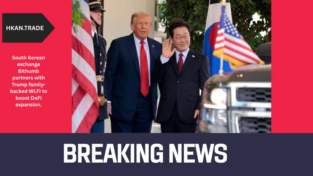 South Korea’s Bithumb Partners with Trump Family-Backed WLFI to Boost DeFi Expansion