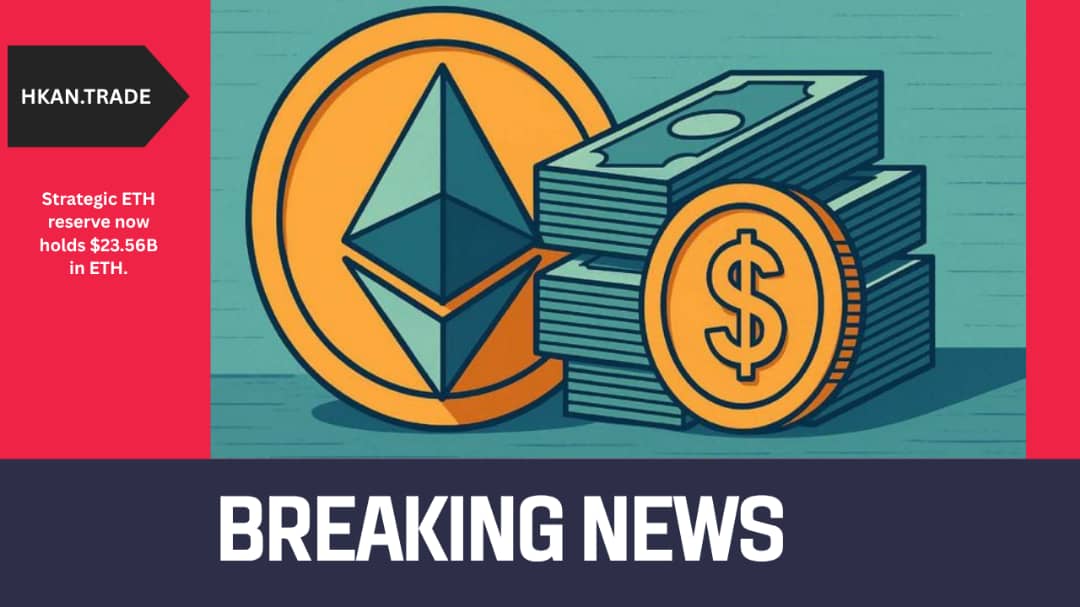 Strategic Ethereum Reserve Hits $23.56 Billion in ETH Holdings