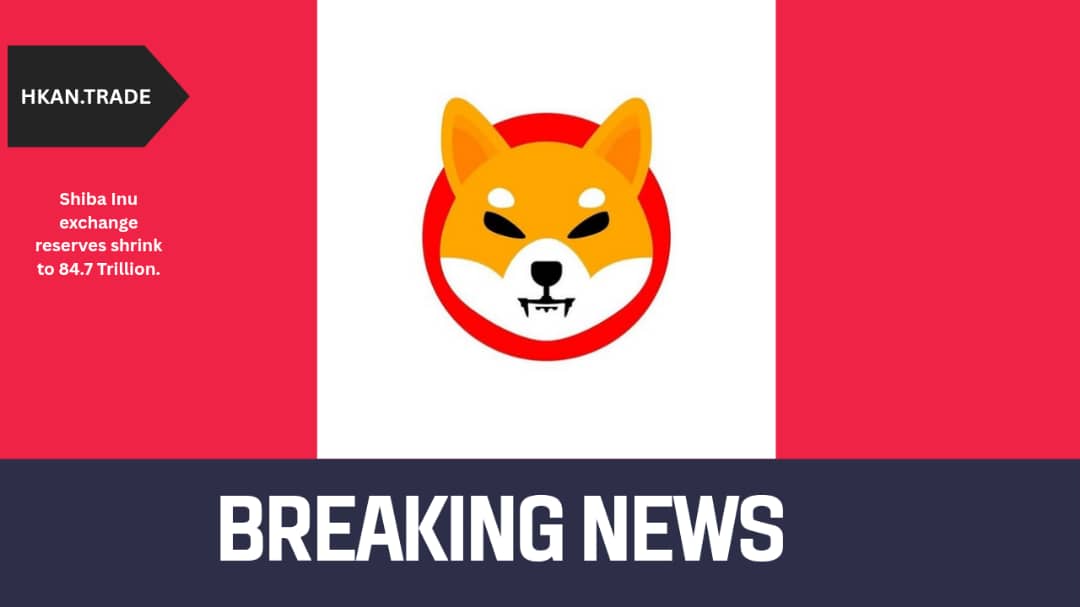 Shiba Inu (SHIB) Exchange Reserves Drop to 84.7 Trillion, Signaling Possible Bullish Trend