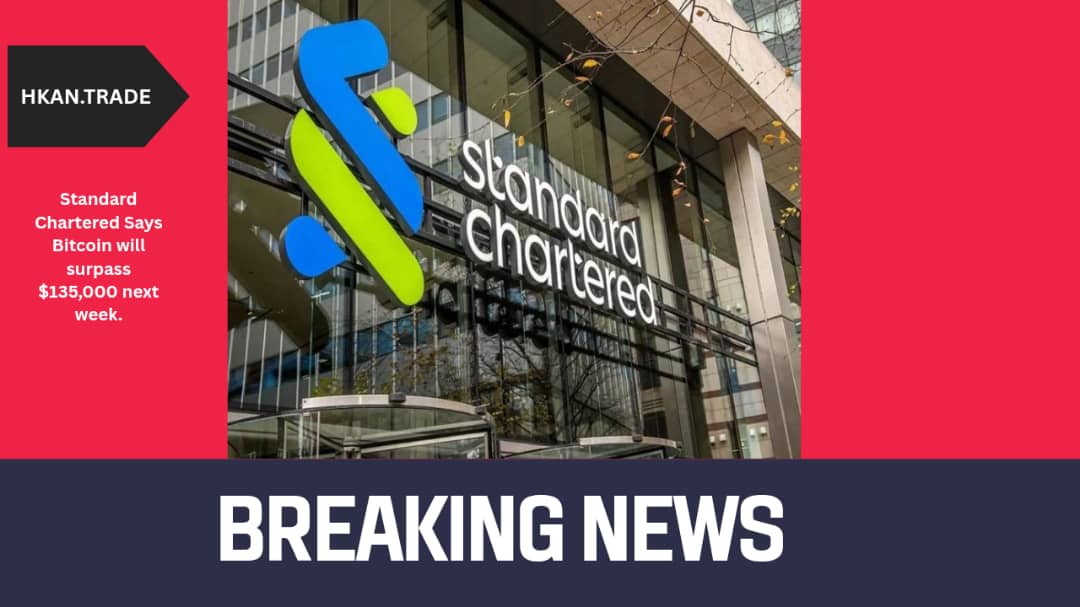 Standard Chartered Predicts Bitcoin Could Surpass $135,000 Next Week