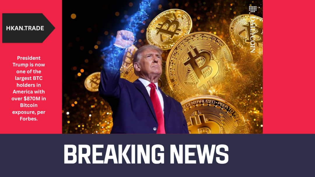 Donald Trump Reportedly Holds $870 Million in Bitcoin Among America’s Largest BTC Holders