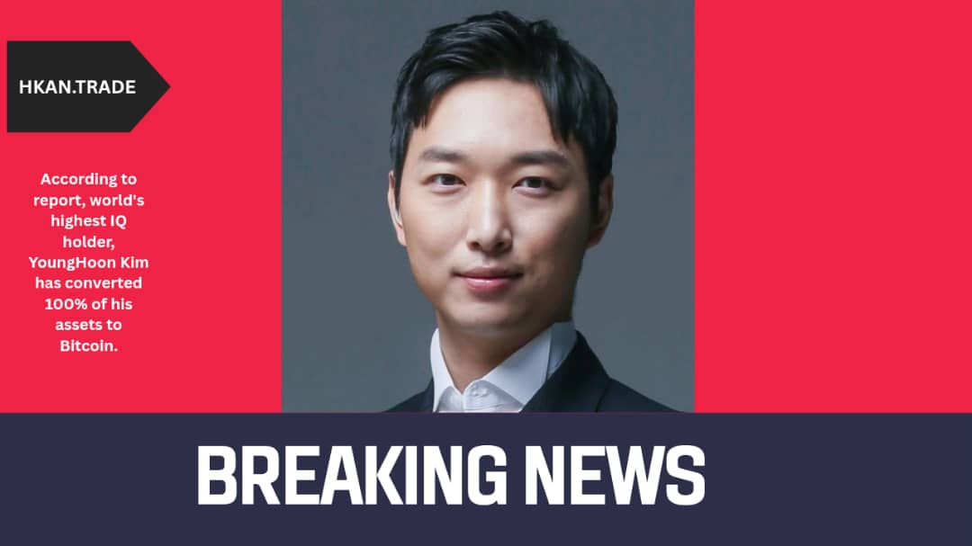 World’s Highest IQ Holder YoungHoon Kim Converts 100% of Assets to Bitcoin, Per Report