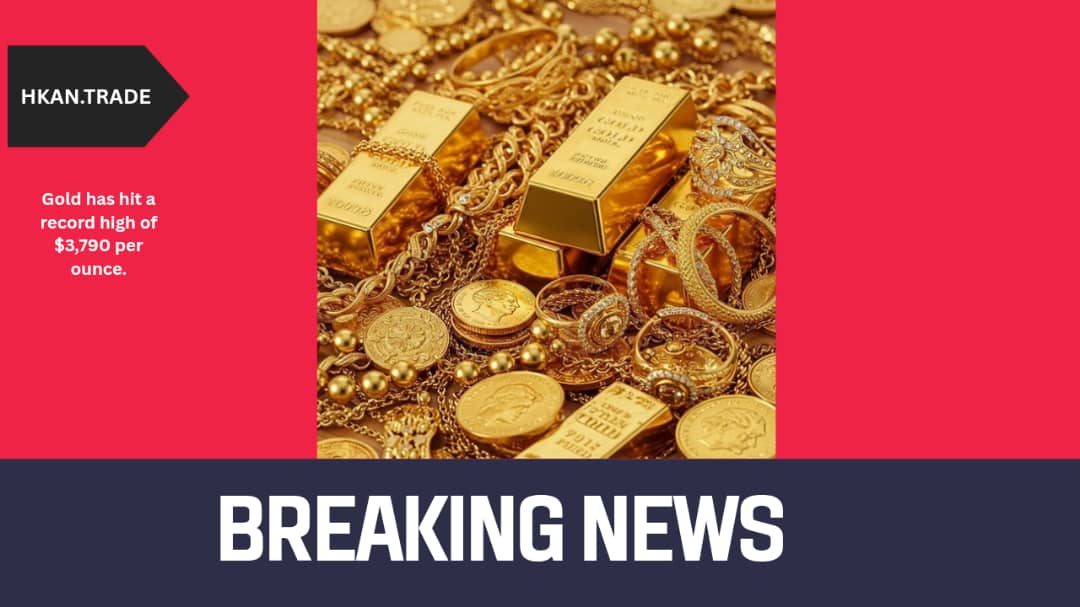Gold Hits Record High of $3,790 per Ounce in September 2025