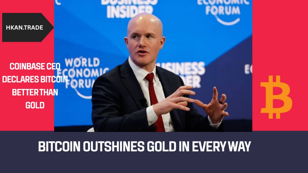 Coinbase CEO Brian Armstrong Declares Bitcoin "Better Than Gold"