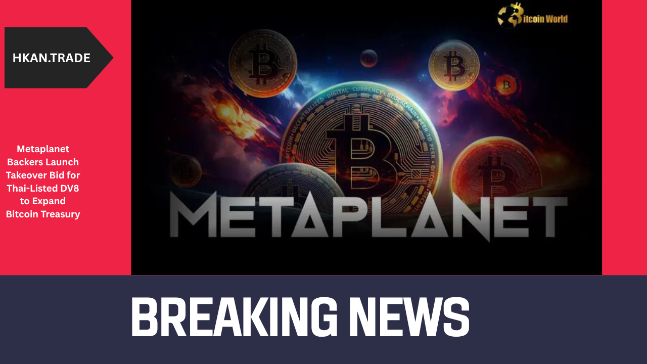 Metaplanet Backers Launch Takeover Bid for Thai-Listed DV8 to Expand Bitcoin Treasury