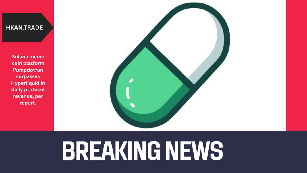 Solana Meme Coin Platform Pumpdotfun Surpasses Hyperliquid in Daily Protocol Revenue