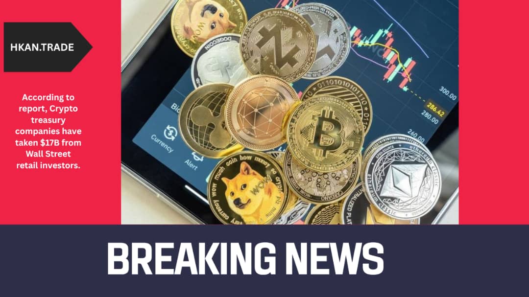 Crypto Treasury Firms Attract $17 Billion from Wall Street Retail Investors