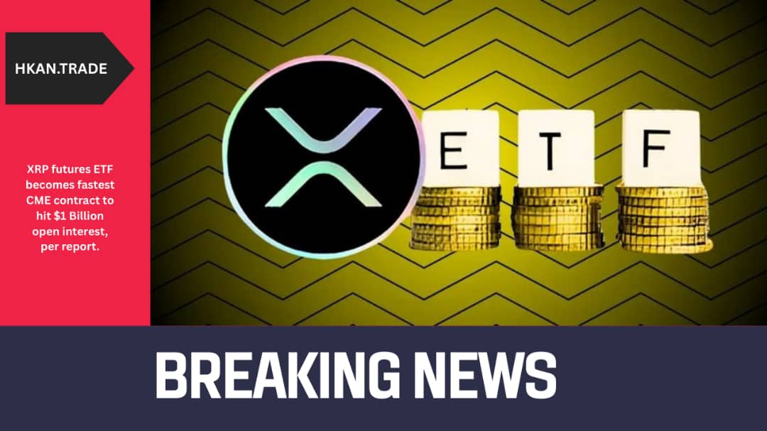 XRP Futures ETF Becomes Fastest CME Contract to Hit $1 Billion Open Interest